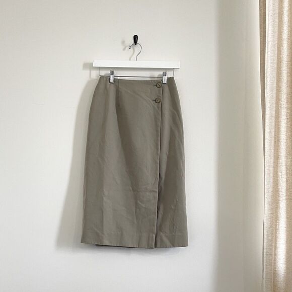 Midi Green Skirt - Picture 1 of 4